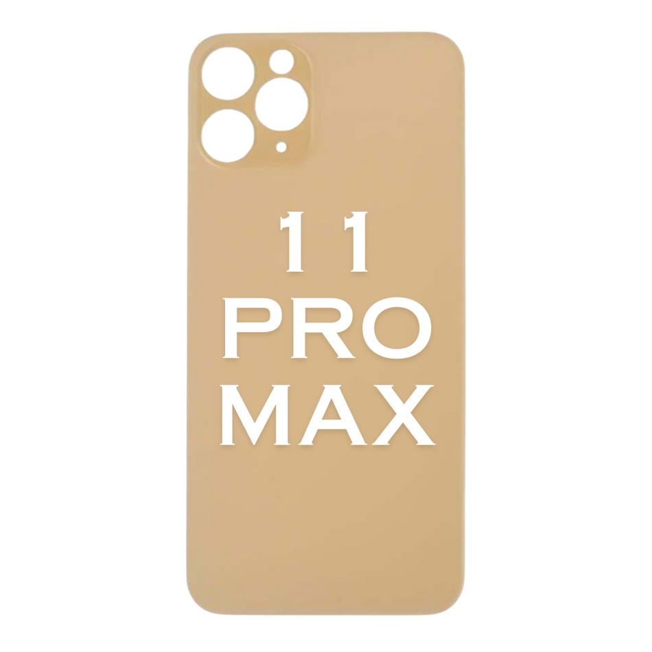 iPhone 11 Pro Max - Back Glass - With Adhesive - Gold