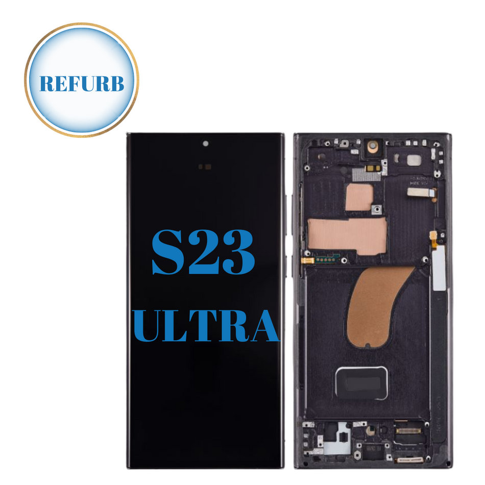 Samsung Galaxy S23 Ultra 5G OEM LCD Display Assembly With Frame US and Int Version SM-S918