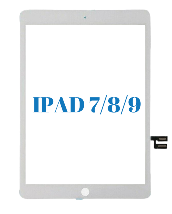 iPad 7/8/9 Glass Digitizer - White (Aftermarket) (10.2) (2019/2020/2021)