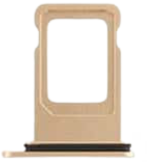 iPhone- XR- Sim Card Tray - Gold/Yellow