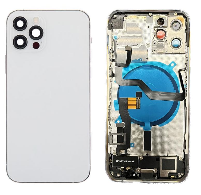 Back Housing With Half parts for iPhone 12 Pro Silver