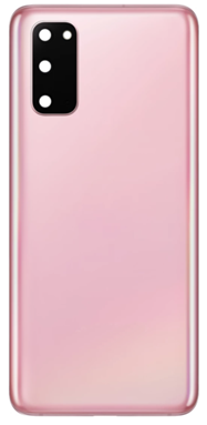 Samsung Galaxy S20 Back Glass Cover With Camera Lens And Adhesive-Pink