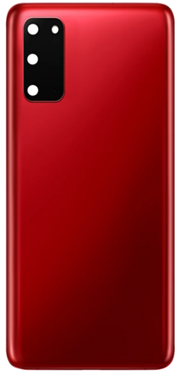 Samsung Galaxy S20 Back Glass Cover With Camera Lens And Adhesive-Red