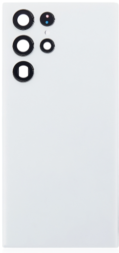 Samsung Galaxy S22 Ultra Back Glass Cover With Camera Lens And Adhesive-White