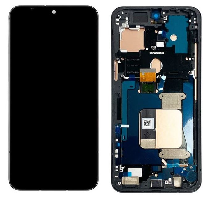 LG V60 ThinQ LCD OEM Display Assembly With Frame - Black