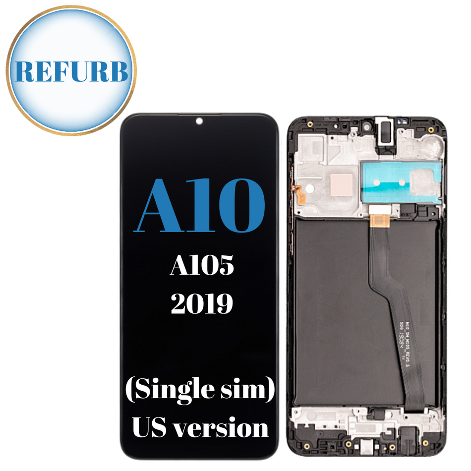 A10 LCD Replacement Single Sim with Frame-US Version OEM