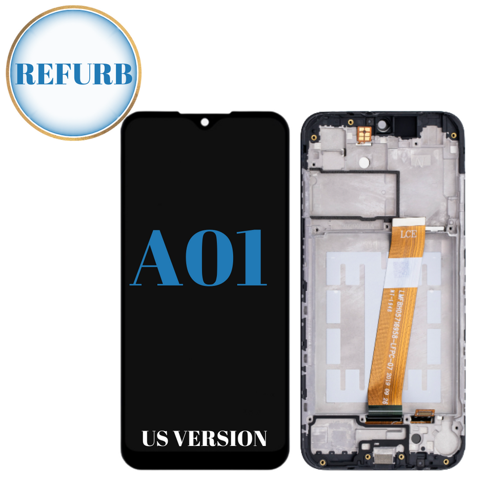 Samsung Galaxy A01 LCD (A015/2020) US Version with Frame