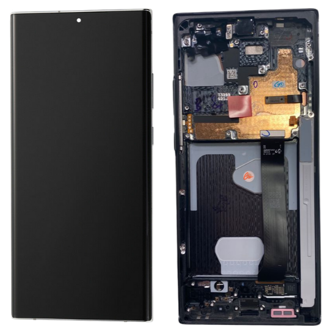 Samsung - Galaxy - Note 20 Ultra - OEM LCD Screen Digitizer - With Frame Black