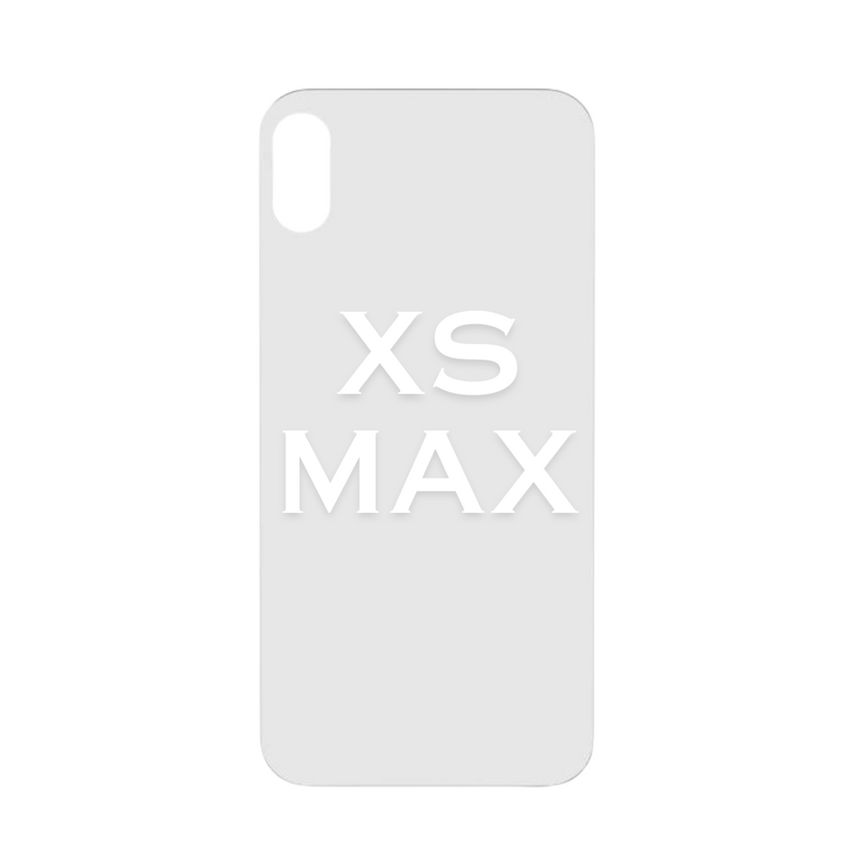 Big Hole iPhone XS Max Back Glass - White