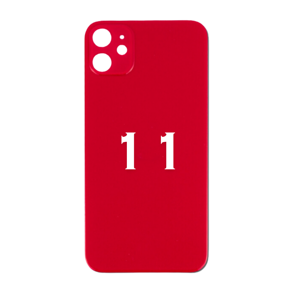 iPhone 11 - Back Glass - With Adhesive - Red