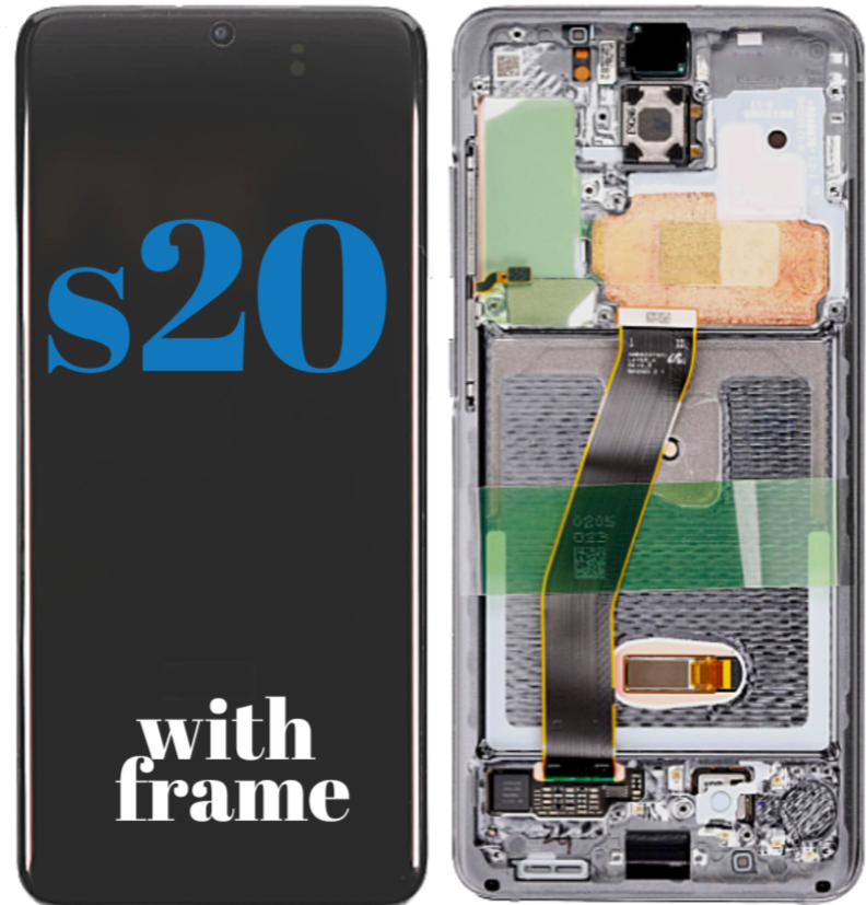 Samsung - Galaxy - S20-OEM LCD Replacement With Frame-OEM  (SM-G981)