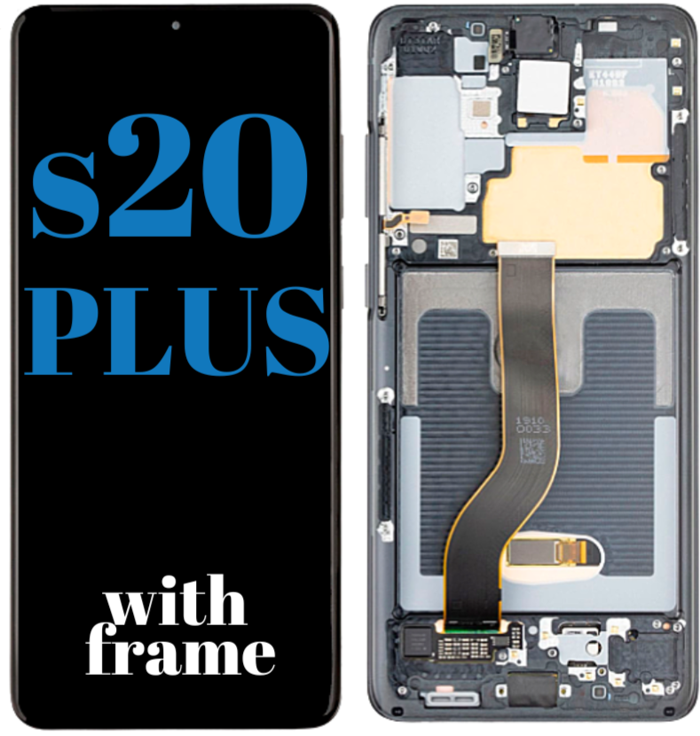 Samsung Galaxy S20 Plus LCD Replacement With Frame-OEM (SM-G986)
