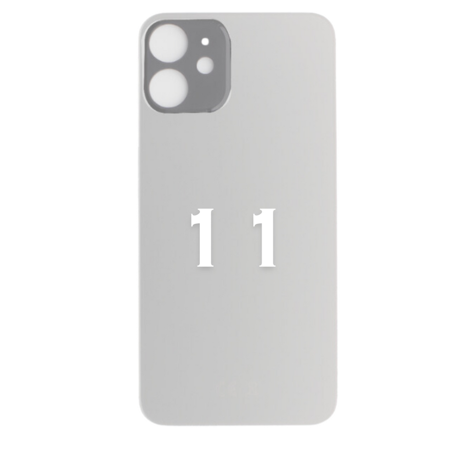 iPhone 11 - Back Glass - With Adhesive - White
