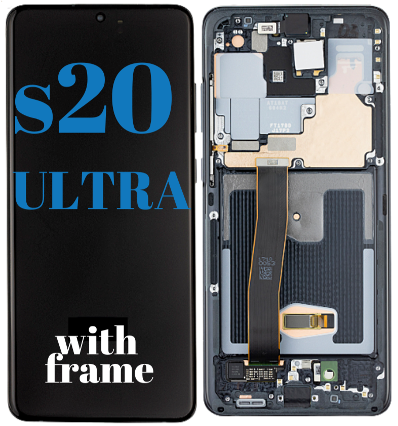 Samsung Galaxy S20 Ultra OEM LCD Replacement Part -with Frame ( SM-G988 )