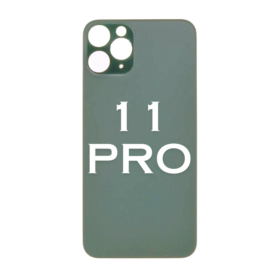 iPhone 11 Pro - Back Glass - With Adhesive - Green