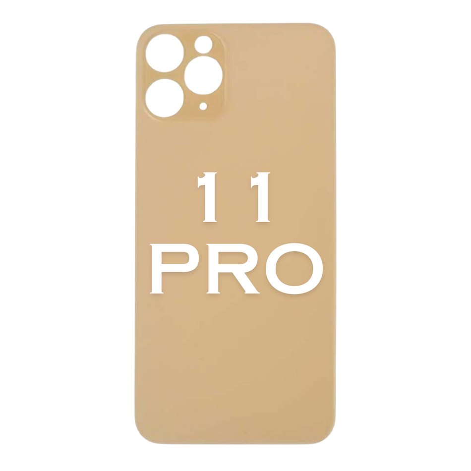 iPhone 11 Pro - Back Glass - With Adhesive - Gold