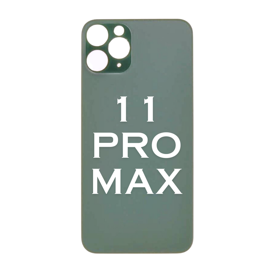 iPhone 11 Pro Max - Back Glass - With Adhesive - Green