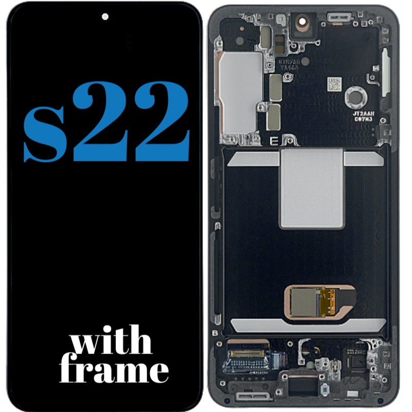 Samsung Galaxy S22  OEM LCD Display Assembly With Frame US and Int Version (SM- S901)