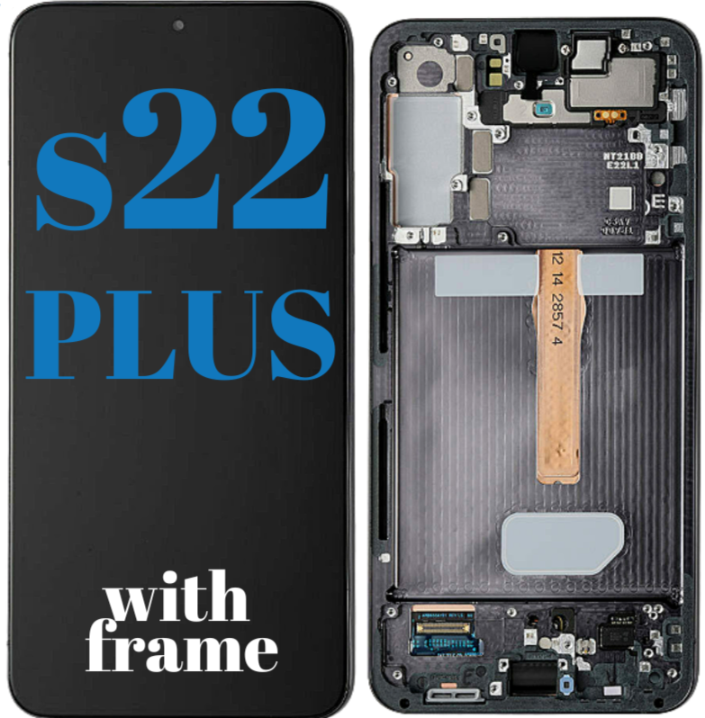 Samsung Galaxy S22 Plus OEM LCD Display Assembly With Frame US and Int Version (SM- S901)