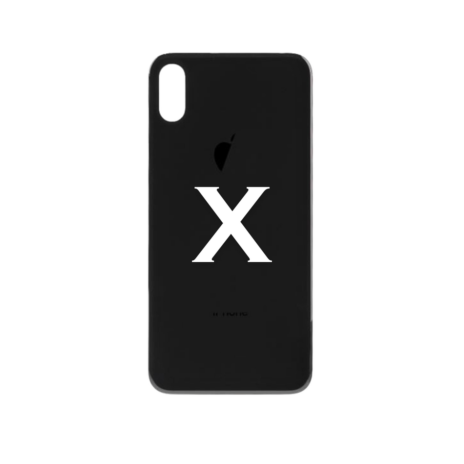 iPhone X - Back Glass - With Adhesive - Space Gray