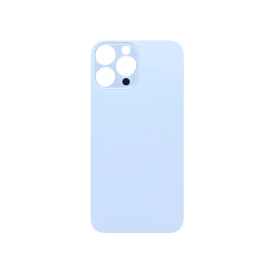 iPhone 13 Pro Max Back Glass Replacement Part With Preinstalled Adhesive -Blue