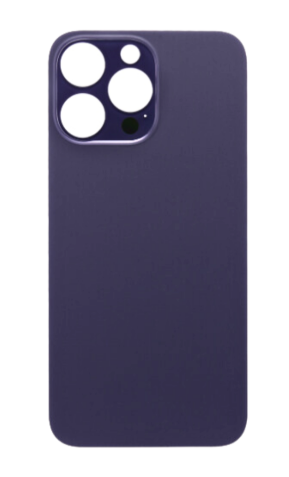 iPhone 14 Pro Back Glass Replacement Part With Preinstalled 3M Adhesive  -Purple