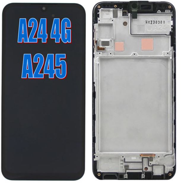 Samsung Galaxy A24 4G LCD Replacement With Frame- OEM