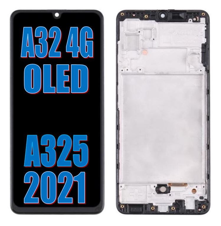 Samsung A32 4G LCD Display Replacement with Frame INCELL