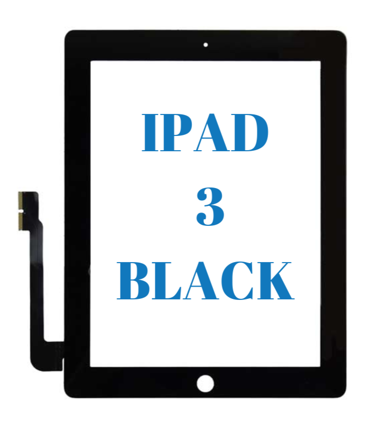 iPad 3 Glass Digitizer - Black