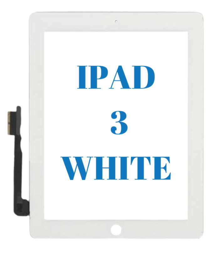 iPad 3 Glass Digitizer - White