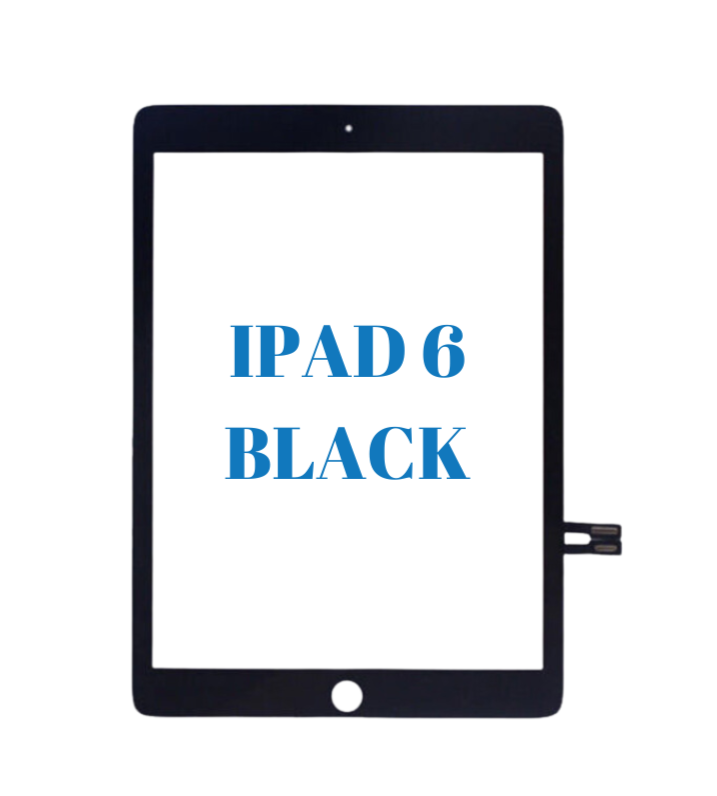 iPad 6 Glass Digitizer - Black (A1954)