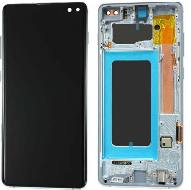 Samsung Galaxy S10 Plus LCD Display Assembly With Frame BLUE-OEM (SM-G975)