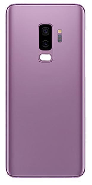S9 Plus Back Glass With Lens - Lilac Purple