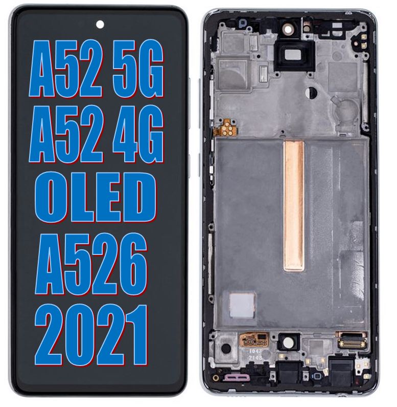 Samsung-Galaxy A52 5G / A52 4G-LCD OLED With Frame