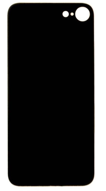 iPhone 8 - Back Glass - With Adhesive - Black With L