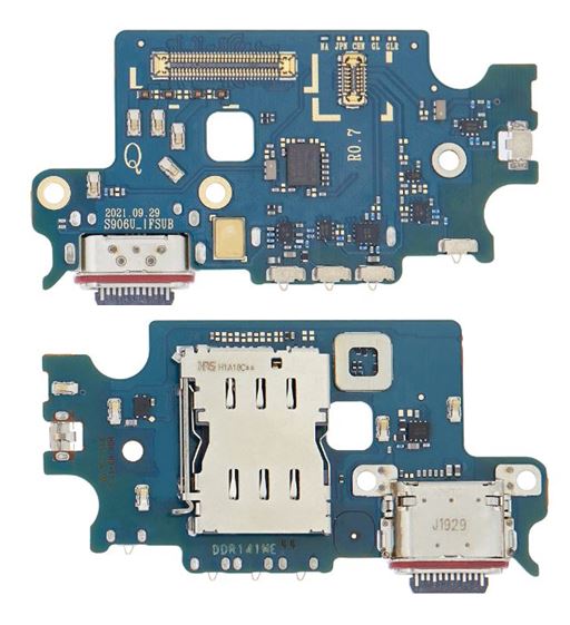 Charging  Port Board with Sim Card Reader Compatible for Samsung S22 Plus Us Version