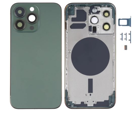 iPhone 13 Pro Housing Without Parts- Green (includes hard buttons and sim card tray)