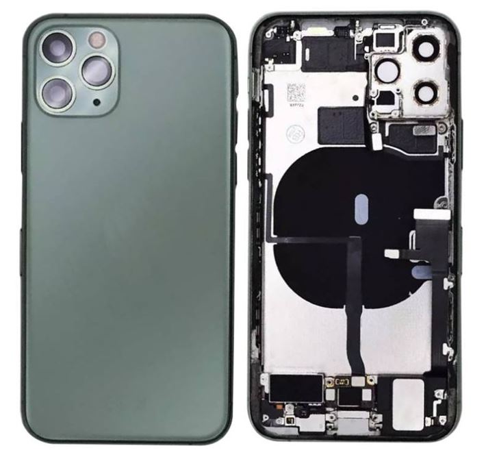 iPhone 11 Pro Housing With Full Small Parts (included charging port oem) Green