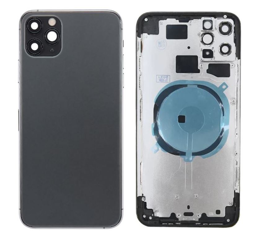 Back Housing Only For iPhone 11 Pro Max OEM (Grade: A) Black (original color)