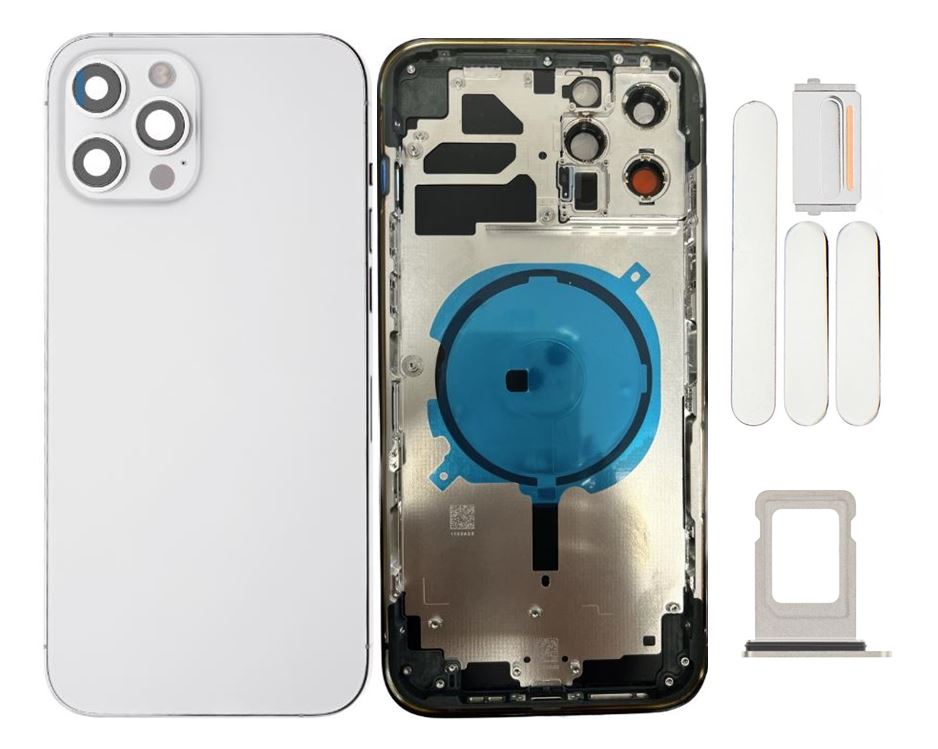 iPhone 12 Pro Max only Housing With Small Parts- Silver