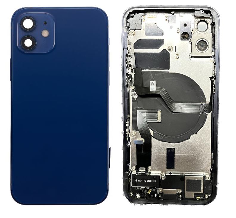 iPhone 12 Housing with Half Parts Blue