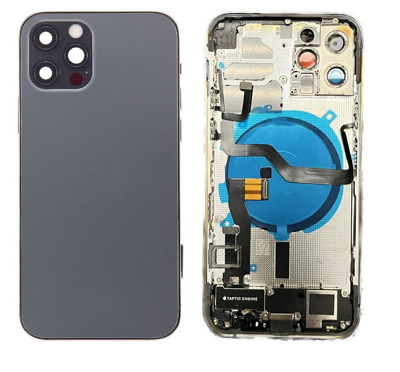 Back Housing With Half parts for iPhone 12 Pro Black