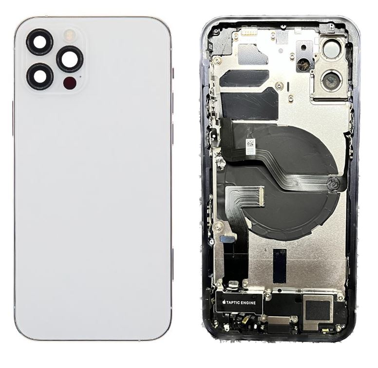 Back Housing With full Small Parts iPhone 12 Pro Silver