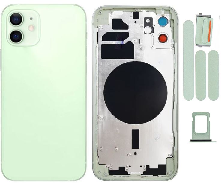 iPhone 12 Only Housing (included hard buttons and sim tray) - Green
