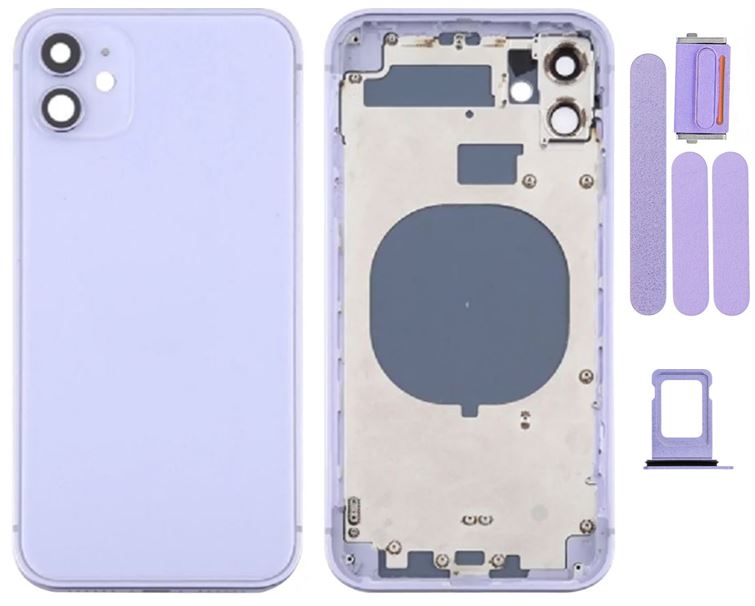 iPhone 12 Only Housing (included hard buttons and sim tray) - Purple