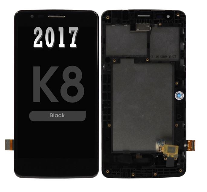 LG K8 2017 X240  LCD Display Assembly - Black International Version