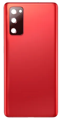 Samsung S20 FE Back Glass with Camera Lens & Adhesive - Red