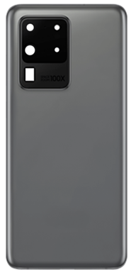 Samsung Galaxy S20 Ultra Back Glass Cover With Camera Lens And Adhesive-Grey
