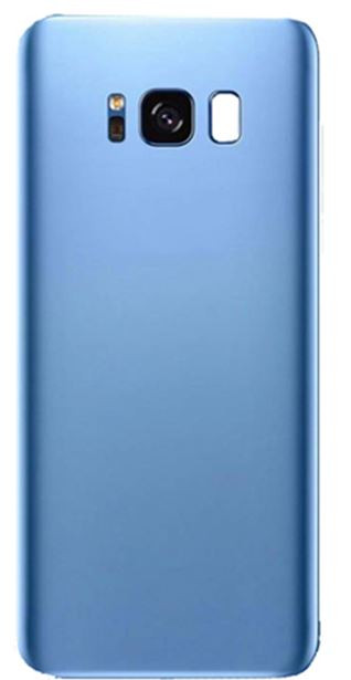 S8 Plus Back Glass With Lens - Coral Blue