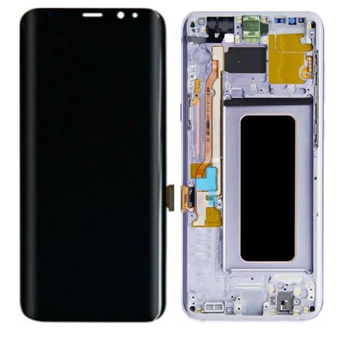 Samsung S8 Plus LCD Display Assembly With Frame Violet -Refurbished